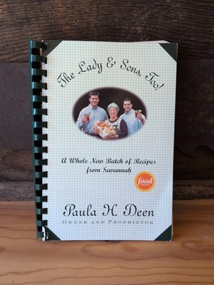 The Lady & Sons Too Paula Deen Cookbook Spiral Comb Bound 2000 Savannah Recipes