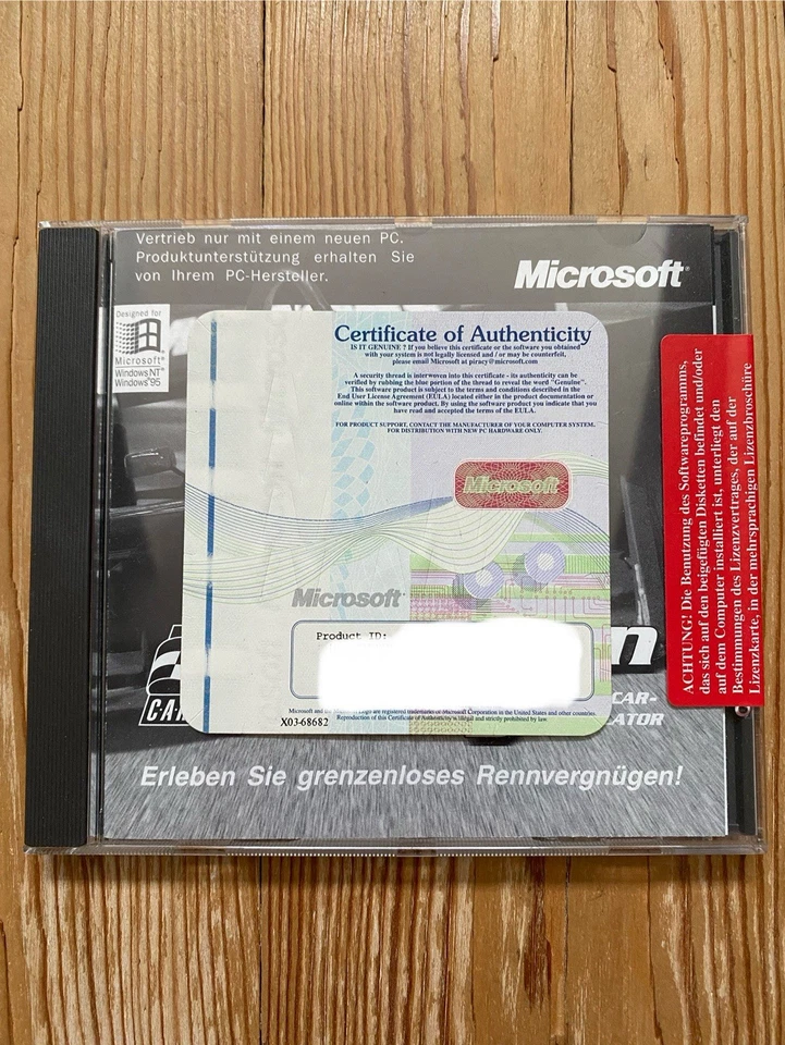 Microsoft Windows 98 CD / Diskette / Lizenz / Encarta 99 / Java / Works / CART - Bild 2 von 4