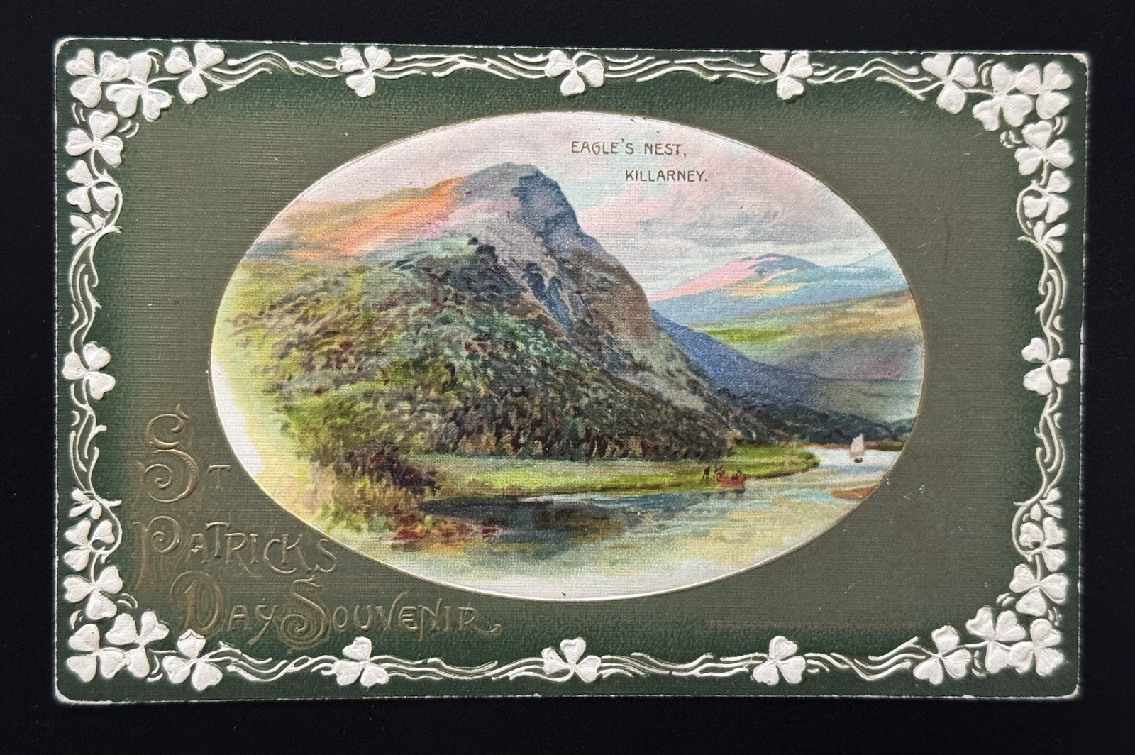 Vintage Postcard St. Patrick's Day Souvenir, Eagle's Nest, Killarney