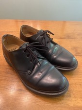 Doc Martens 1461 PW Navy Leather Oxford Shoes Made in England UK 9 US Men 10
