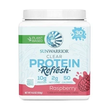 Raspberry Clear Protein Refresh 14.81 Oz  by Sunwarrior