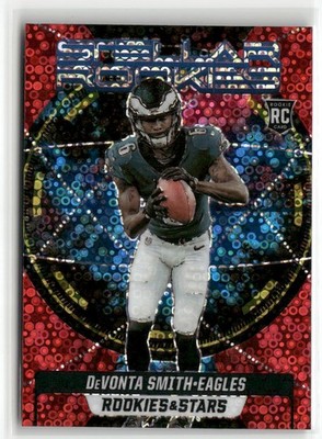 2021 Rookies & Stars #SR-6 DeVonta Smith Stellar RC Red Circles  086