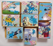Lot of 8 FX Schmid Raggedy Ann and Andy 24 Pcs Mini-Puzzle Germany 1990 Sealed