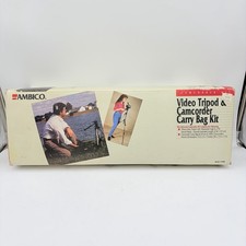 AMBICO V-0598 Camcorder Kit 57  TRIPOD V-0554 Carry Bag NEW Sealed