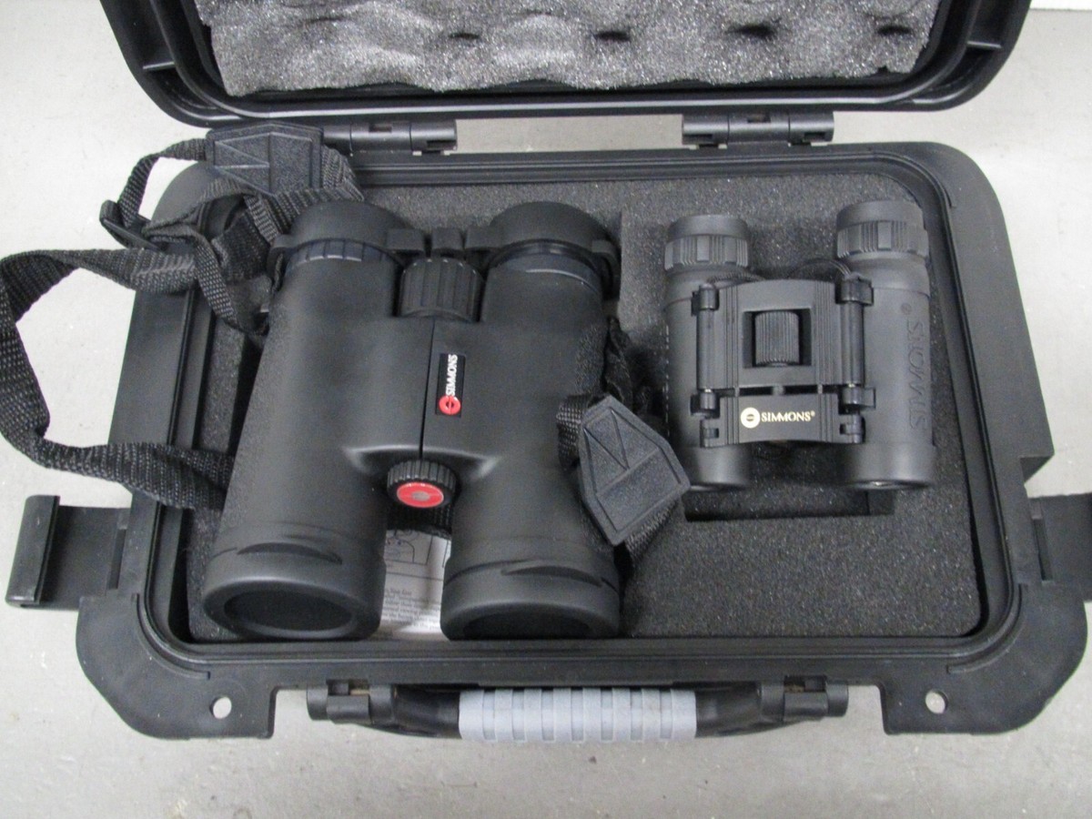 Simmons Venture 10x42mm Binoculars Prosport 8x21 Black Pair Double in Case eBay
