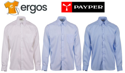 Payper ROMAE Men's Long Sleeve Shirt Button Down Button Cuffs Pocket