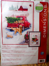 SP25 DIMENSIONS "WINTER RIDE" COUNTED CROSS STITCH 70-08971