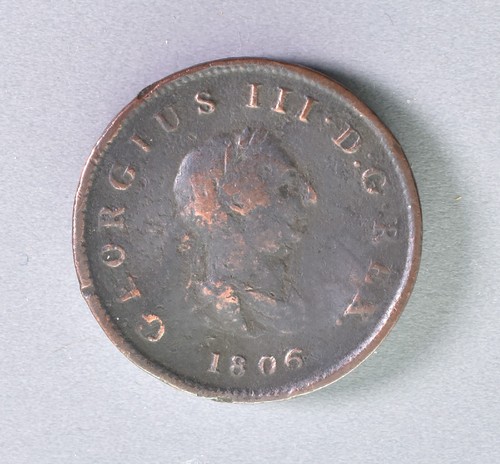GREAT BRITAIN 1806 HALF PENNY 1/2P ~ *L487