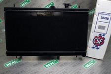 Csf Black Radiator W/ Filler Neck For Wrx 02-07 Ej205 Ej255 Sti Ej257 Manual