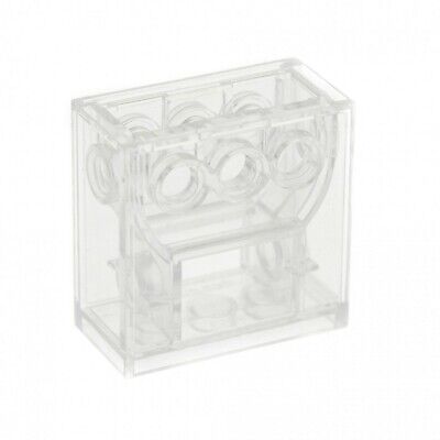 1 x Lego Technic Drive Holder Transparent White 2x4x3 1/3 with Thread Schneck