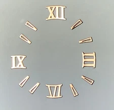 Watch Dial Hour Marker Small ROMAN Numbers Numerals 2.75mm Dots Parts Repair