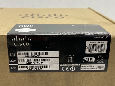 Cisco Wap150 Wireless-ac/n Dual Radio Access Point With Poe