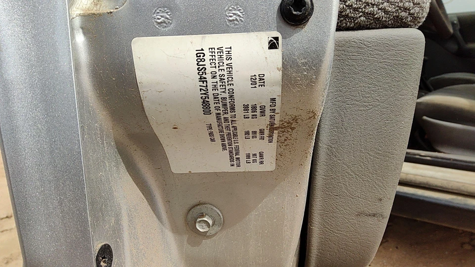 2000-05 土星 L100 乘客右后关节 Oem Stub 轴带轮毂 21019252 — 第 4/4 张图片