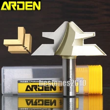 ARDEN 45 Degree Medium Lock Miter Router Bit 1/2*1-1/2 Bit 1/2"×1-1/2"×45° Bits