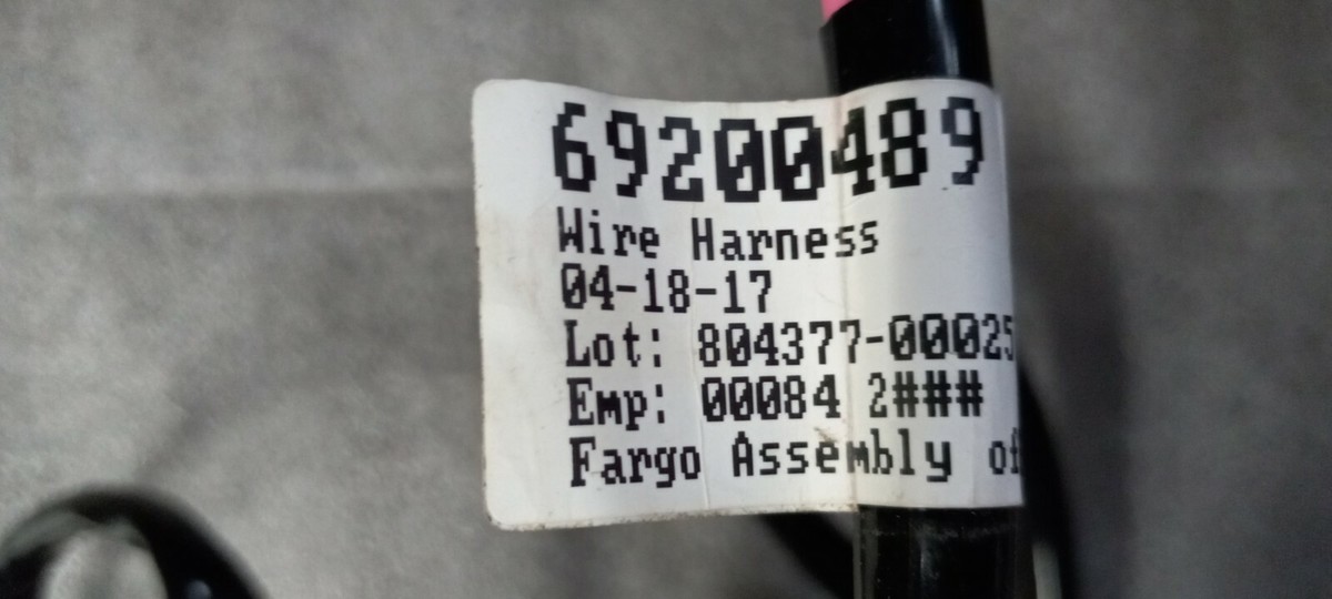 バイイー HARLEY DAVIDSON OEM WIRING HARNESS 69200489 flhx street