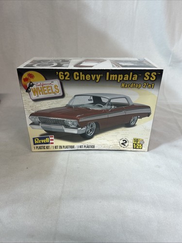 1962 Chevy Impala SS (California Wheels) Revell Modellbausatz 85-4281. Versiegelt