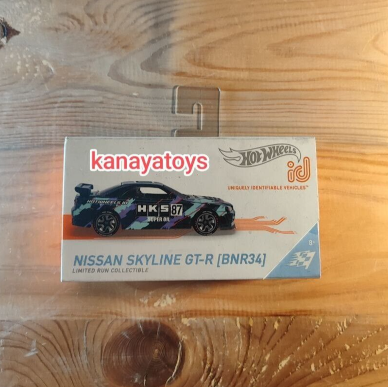 ミニカー Hot Wheels id NISSAN SKYLINE GT-R BNR34 Hot Wheels iD Limited Run Collectible Nissan Skyline GT-R