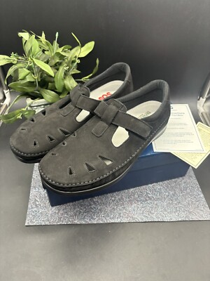 Women s SAS Roamer Charcoal Mary Jane Comfort Shoes Sz 11 DOUBLE WIDE