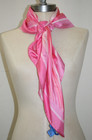 J. McLaughlin x Play for P.I.N.K. Mabel Silk Scarf Pink Weaver Square OS NEW