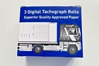 Digital Tachograph Truck Lorry HGV 3 Rolls  Tacho 3 - Quality Paper