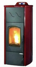 LAMINOX TSO30IP-R BORDEAUX ZARA OMNIA IDRO PLUS STUFA MULTICOMBUSTIBILE 30 KW
