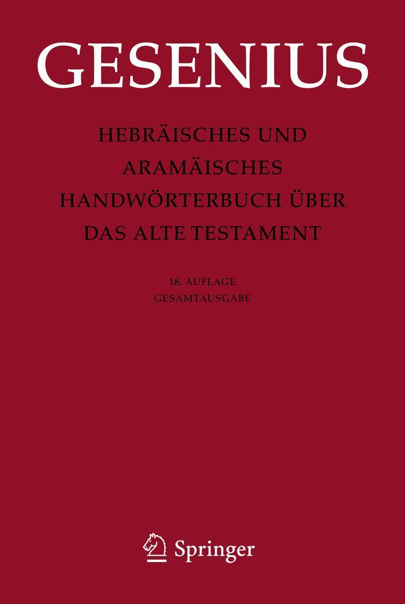 Thumbnail - Hebräisches Und Aramäisches Handwörterbuch Über Das Alte Testament,