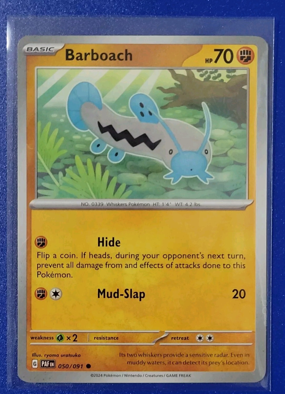 Pokémon TCG Paldean Fates: Barboach (050/091) - Common - Near Mint