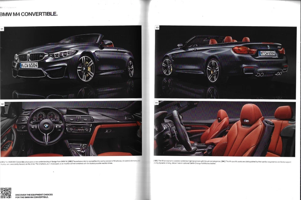 BMW M3 Saloon F80 & M4 Coupe F82, Convertible F83 2014-2016 UK Market Brochure - Image 3 of 4