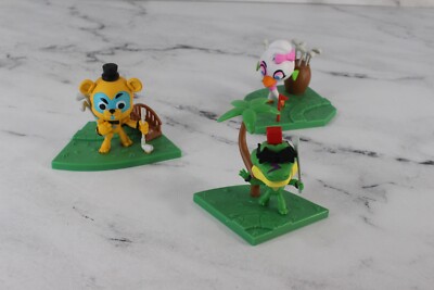 Five Nights At Freddy s SECURITY BREACH Craftables SERIES 2 lot of 3 characters