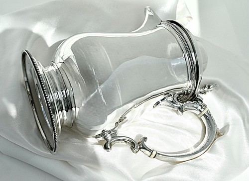 Superb Sterling Silver & Gilt Lidded Quart Tankard, D&C Houle London, 1866: 670g - Picture 2 of 22