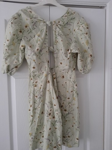 H&M Wildflower Collection Linen-blend Floral Dress 14 Bloggers Fave - Picture 3 of 3