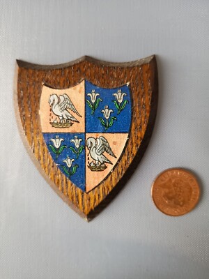 CORPUS CHRISTI COLLEGE WAPPENSCHILD & 2 STREICHHÖLZER CAMBRIDGE UNIVERSITÄT 