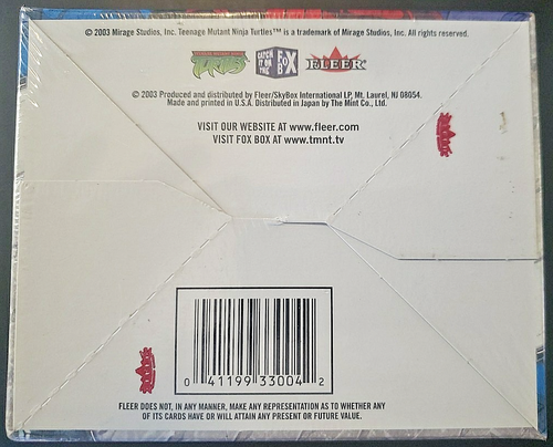 Teenage Mutant Ninja Turtles: The Shredder Strikes caja sellada de fábrica 36 paquetes - Imagen 6 de 7