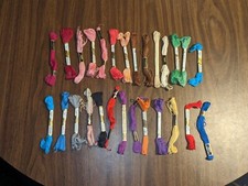 Lot of 28 New Embroidery Floss J P Coats, Lily Craft, Clarks ONT, Sander Others
