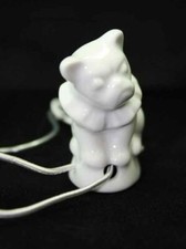 Pies łapacz kropli, * mops * biały, porcelana Lindner