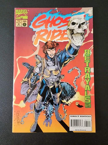 Marvel Comics Ghost Rider #61 May 1995 Salvador Larroca Cover