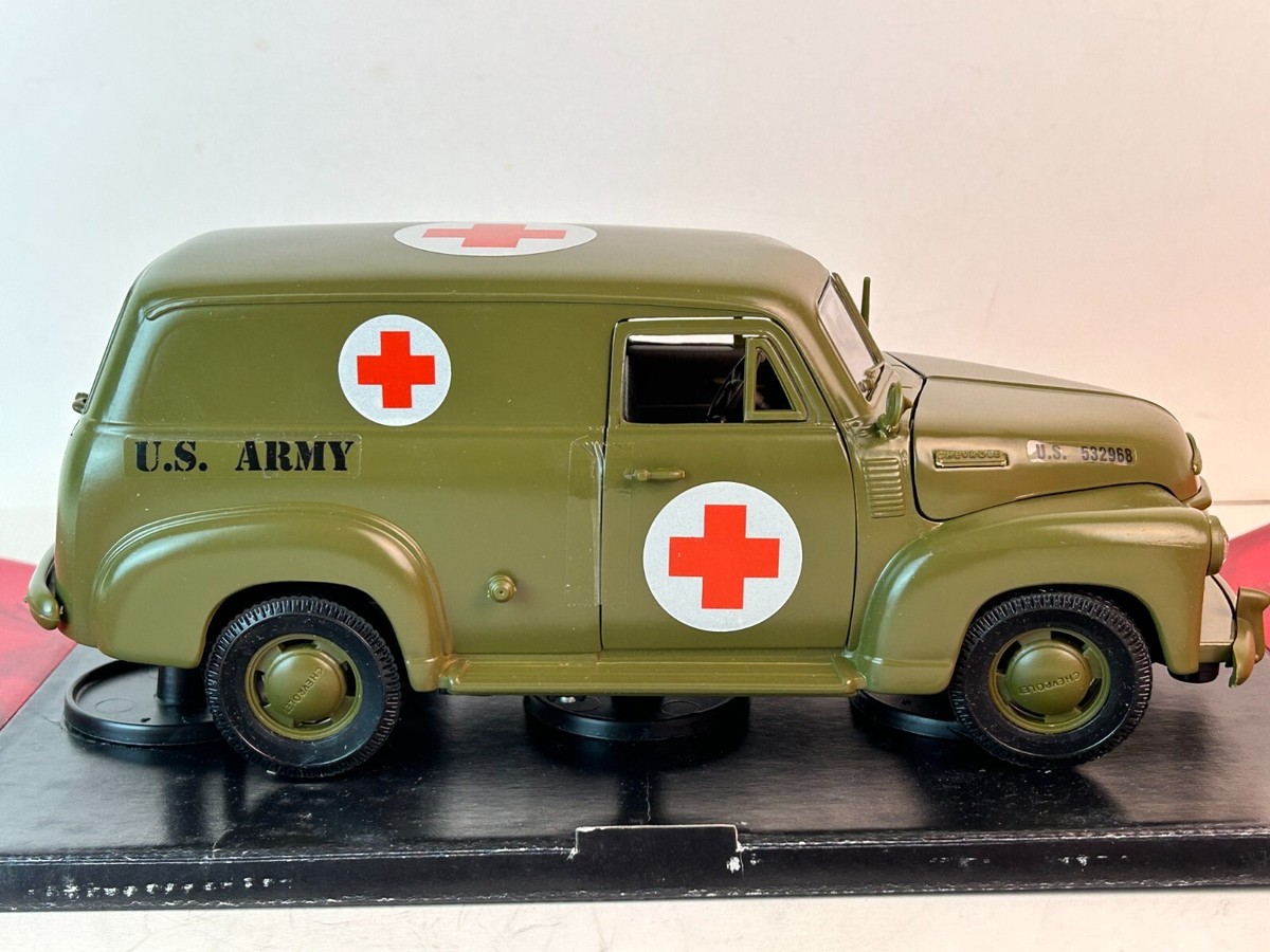 1:18 Scale Diecast Mira 1950 GMC Panel Truck, US Army | eBay