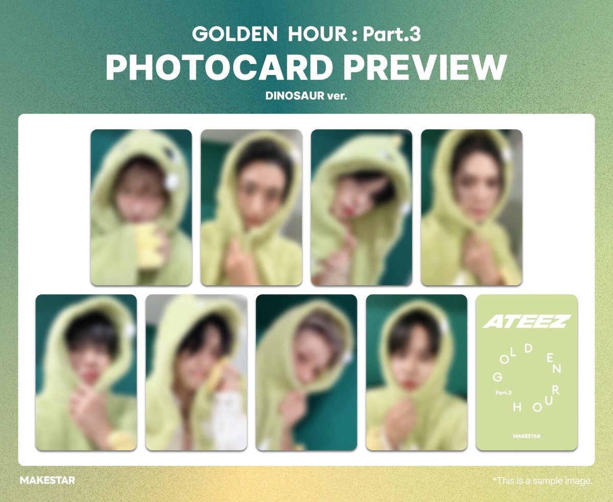 DL: 14.6) ATEEZ GOLDEN HOUR PART 3 MAKESTAR DINOSAUR VER