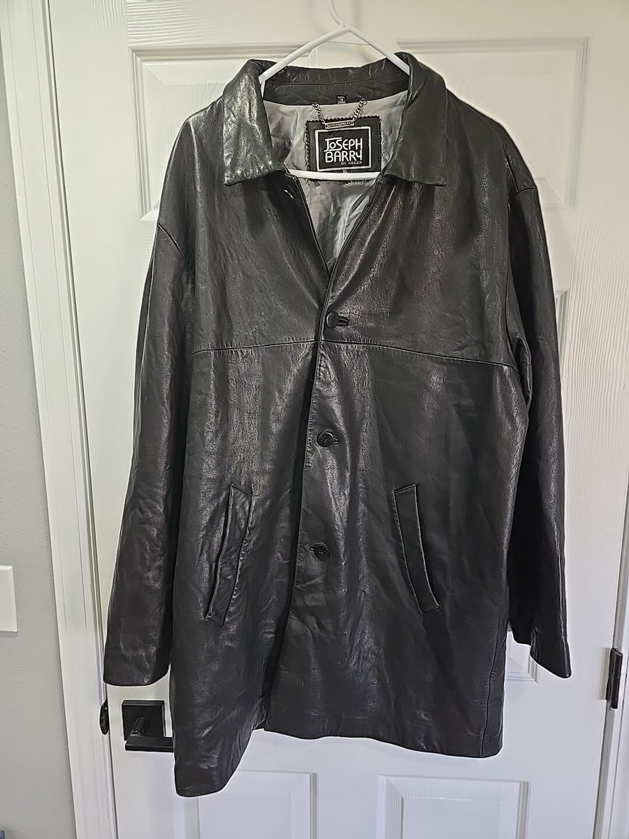 Joseph Barry Leather Jacket Mens Size XL | eBay