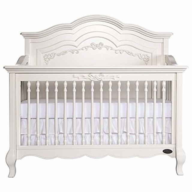 aurora crib ivory lace