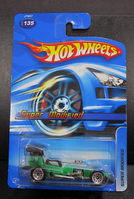 Hot Wheels 2006 Super Modified - Mainline - Mattel - Indy race car - green