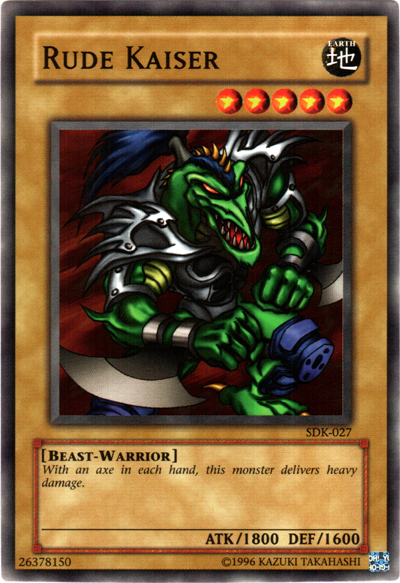 Rude Kaiser SDK-027 Mint KAIBA DECK YUGIOH | eBay