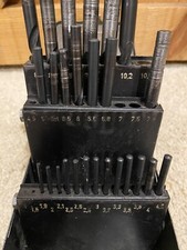 Vintage Brutsch Ruegger Drill Bit Set 1-10.5 mm Swiss - Not Complete