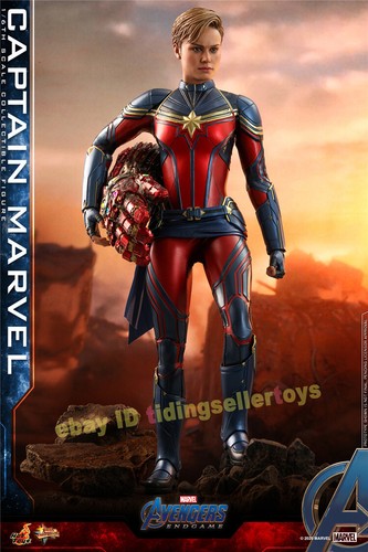 Hot Toys Avengers Endgame Captain Marvel Carol Danvers 1/6 Scale Figure MMS575 - Picture 2 of 18