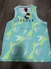 Nike Air Jordan Jumpman Jersey Green "SUNSET PULSE" CZ4738 675 Mens Size Large