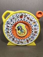 See N Say Mickey ABC  s 1989 Mattel Made In Mexico Spins Sound Works OK Vintage