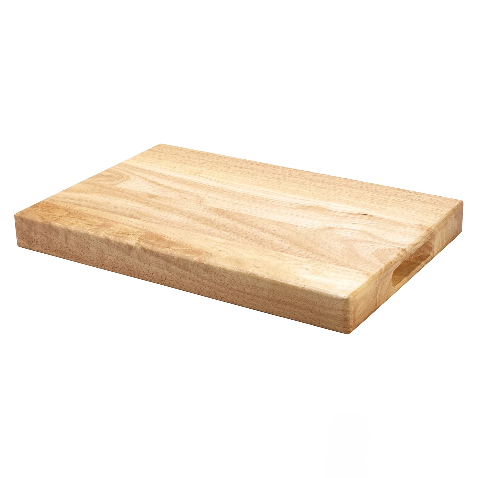 Winco 24 Inch Tan Hardwood Cutting Board Durable Kitchen Food Prep Tool