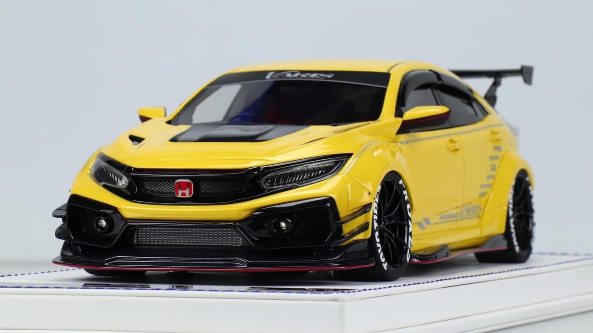 Honda Civic Type R Varis FK8 (Yellow) [M.S] 1:18 scale | eBay