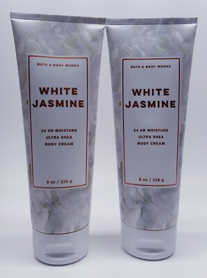 2 Bath & Body Works  WHITE JASMINE Ultra Shea Body Cream