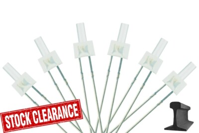 DCC Concepts ~ Tower Type 6x 2mm (w/resistors) Daylight White ~ LED-SWT